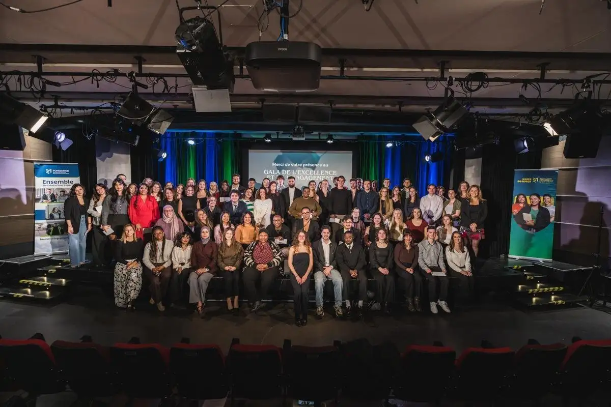 Personnes présentes au gala excellence et engagement