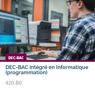 DEC-BAC intégré en informatique
